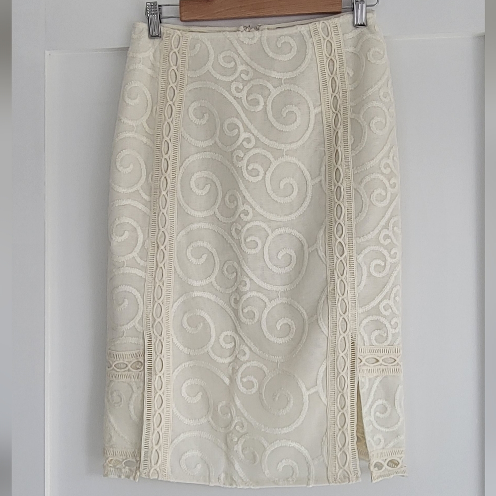 Cream Skirt